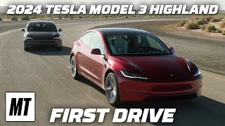 2024 Tesla Model 3 Highland First Drive  MotorTrend [upl. by Payne]