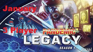 Pandemic Legacy Season 1 January Episode 4 [upl. by Namlak]