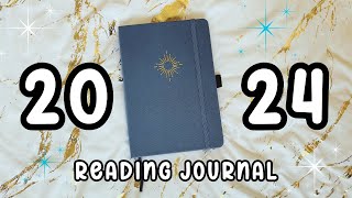 2024 Reading Journal Set Up Flipthrough [upl. by Shorter]