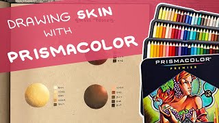 Prismacolor Premier  4 different skin tones  HTD 002 [upl. by Eniladam]