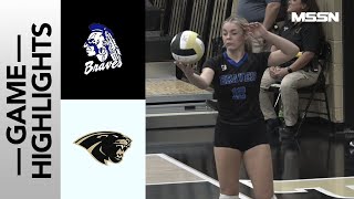 Tishomingo County at Amory Volleyball Highlights [upl. by Eetak780]