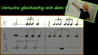 Triolen in der Musik richtig spielen lernen  Demo der Vollversion 36min im Onlinekurs [upl. by Airitac]