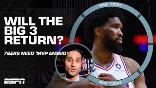 Sixers NEED MVP Joel Embiid to WIN 🏆 Will the Big 3 RETURN  NBA Today [upl. by Pearse]