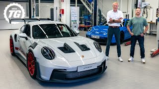 FIRST LOOK New Porsche 911 GT3 RS 992  518bhp £195k and DRS  Top Gear [upl. by Ttnerb41]