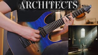 Architects  Black Lungs FULL GUITAR COVER [upl. by Madid]