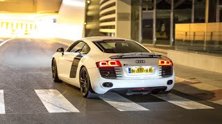 Audi R8 V8 with Capristo Exhaust  LOUD V8 Sounds [upl. by Atteras236]