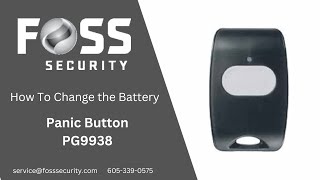 PG9938 Panic Button Battery Replacement [upl. by Massab438]