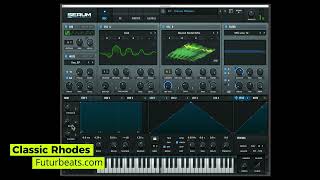 Classic Rhodes “Serum Presets for Realistic Vintage Clavinet amp Electric Piano Tones” [upl. by Otnas]