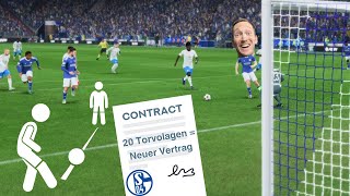 Schaffe ich 20 VORLAGEN für einen neuen VERTRAG auf Schalke I EA FC 24 [upl. by Alo310]