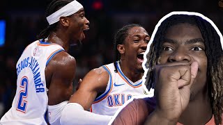 THUNDER BASKETBALL IS SOO BACK Live Reaction Thunder Vs Hawks [upl. by Akinohs]