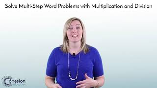 Solve MultiStep Word Problems with Multiplication and Division [upl. by Rebmat306]