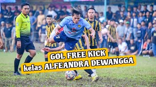 HBB FC VS TUSUK SATE PAKUJAYA GOLL KELAS TENDANGAN BEBAS ALFEANDRA DEWANGGA PAKUJAYA CUP IX [upl. by Harwell]