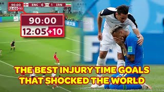 The Best Injury Time Goals that shocked the world [upl. by Naryk119]