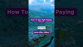 How to get high paying clients freelancer getclients digitalmarketer socialmediamarketing fyp [upl. by Penhall214]