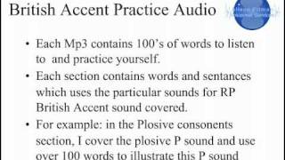 RP British Accent MP3 files [upl. by Luckett]