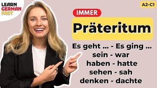 So benutzt du das PRÄTERITUM 🔥🇩🇪 Deutsche Grammatik A2 I B1 I B2 I C1  Learn German Fast [upl. by Jannery830]