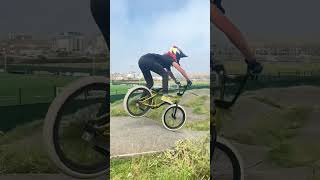 couple clips from Newhaven pump track bmxjump bmxlife bmx pumptrack sends [upl. by Isawk]