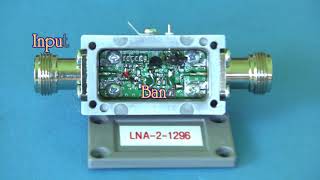 1296 MHz Low Noise Preamplifier [upl. by Notnirt588]