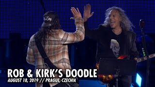 Metallica Rob amp Kirks Doodle Prague Czechia  August 18 2019 [upl. by Ryun]