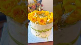 Most aesthetically pleasing cake freesia cake [upl. by Ayahsey]