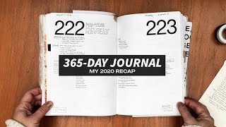 365Day Journal 2020 Recap [upl. by Feigin]