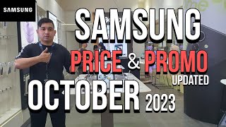 Samsung Price amp Promo Updated OCTOBER 2023 Philippines [upl. by Orvan]