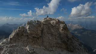 Dolomites Cristallo D Mezzo summit 3154 meters [upl. by Jezabelle]