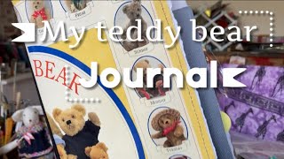 junkjournal teddybear journal let’s create ephemera Process Video [upl. by Akla]