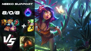 SUPPORT Neeko vs Nautilus  EU Challenger Patch 1422 [upl. by Naves]