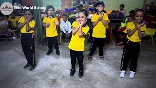 Elite World School  Class Nursery ￼Dance  Choreography Rausahan Sharma  dance school [upl. by Harshman]