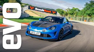 evo subscribers experience the new Alpine A110 R flatout at Brands Hatch [upl. by Rafaelle777]