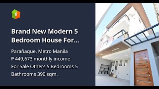 Brand New Modern 5 Bedroom House For Sale with Swimming Pool [upl. by Eenobe]