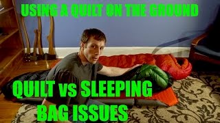 SLEEPING BAGS VS QUILTS  WHAT YOU NEED TO KNOW BEFORE YOU BUY YOUR FIRST QUILT [upl. by Carl]