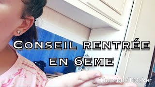 Conseils rentrée en 6ème  BACK TO SCHOOL 2018 [upl. by Mukund]