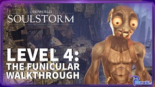 Oddworld Soulstorm  Level 4  The Funicular  All Mudokons Secret Areas Royal Jelly 🏆 [upl. by Urana423]