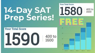 Day 4 of 14 SAT Prep Lessons 1590 SAT Scorer Math Practice with Tips and Reading Practice W Tips [upl. by Noemad]