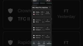 MLS Next Pro Football Scores mlsnextpro [upl. by Alesandrini]