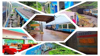 MANGALORE TO BANGALORE GOMATESHWARA EXPRESS FULL JOURNEYVISTADOME COACH SHIRIDI GHATSTRENDING [upl. by Bergstrom]