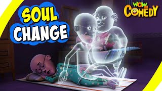 Motu Patlu EP29 B  Soul Change  Funny Videos For Kids  Wow Kidz Comedy [upl. by Tinor]