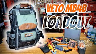 VETO pro pac MB4B  HVAC Loadout  BEST SMALL BACKPACK TOOL BAG [upl. by Whit802]