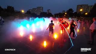 Nebulization system for an interactive fountain Brodnowski park in Warsaw [upl. by Groveman]