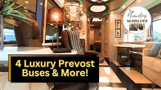 Riding In Style Luxury Prevost Coaches amp a Luxury RV Park Plus a Little TX History S3E24 [upl. by Bruell]