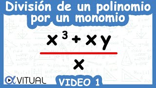 División de un Polinomio por un Monomio  Video 1 de 4 [upl. by Anaoy]