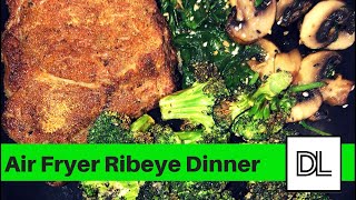 How I Make Ribeye Steak in the Air Fryer [upl. by Ydwor476]