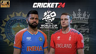 Semi Final 😰  India vs England  T20 World Cup 2024  Cricket 24 6 [upl. by Libbna]