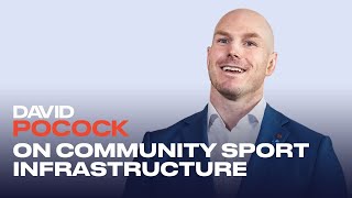 David Pocock  18 September 2024  on community sport infrastructure [upl. by Nnayt]