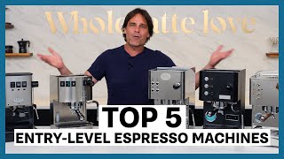 Top 5 Favorite Premium EntryLevel Espresso Machines of 2022 [upl. by Ayatnohs]