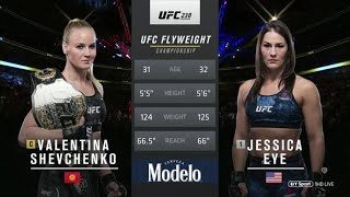 Valentina Shevchenko vs Jessica Eye [upl. by Yecrad]