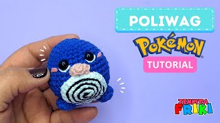 POLIWAGquotPokémonquot Tutorial Amigurumi Patrón en Video EspañolIngles [upl. by Linder]