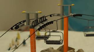 Lego Model Ski Lift Breakover towers [upl. by Animor]